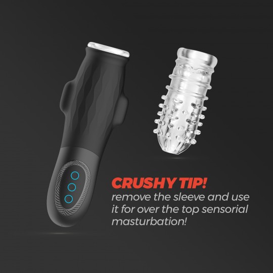МАСТУРБАТОР CRUSHIOUS GARGANTUA СО СЪЕМНОЙ ВТУЛКОЙ, ОТСОСОМ И БЕСПЛАТНОЙ СМАЗКОЙ