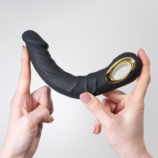 CRUSHIOUS MAGNUS BEND FLEXIBLE VIBRATOR BLACK