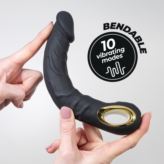 CRUSHIOUS MAGNUS BEND FLEXIBLE VIBRATOR BLACK