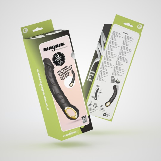 VIBRATEUR FLEXIBLE MAGNUS BEND NOIR CRUSHIOUS