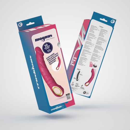 CRUSHIOUS MAGNUS BEND FLEXIBLE VIBRATOR PINK