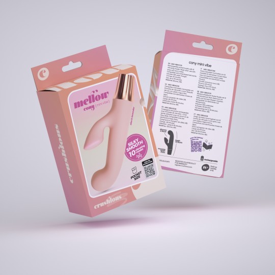 МИНИ ВИБРАТОР CRUSHIOUS MELLOW CONY РОЗОВЫЙ