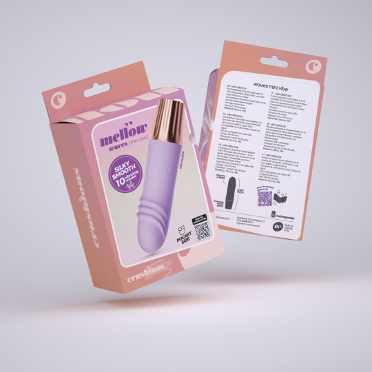 CRUSHIOUS MELLOW WAVES MINI VIBRATOR LAVENDER