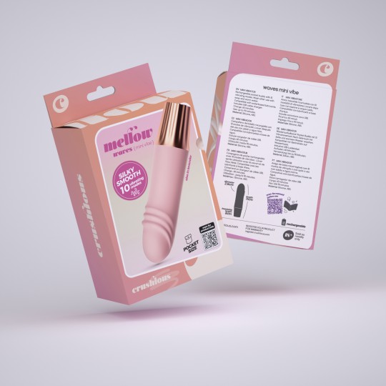 CRUSHIOUS MELLOW WAVES MINI VIBRATOR PINK