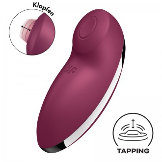 SATISFYER TAP & CLIMAX 2 RED STIMULATOR