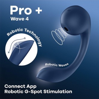 STIMOLATORE PRO+ WAVE 4 CONNECT APP BLU SATISFYER