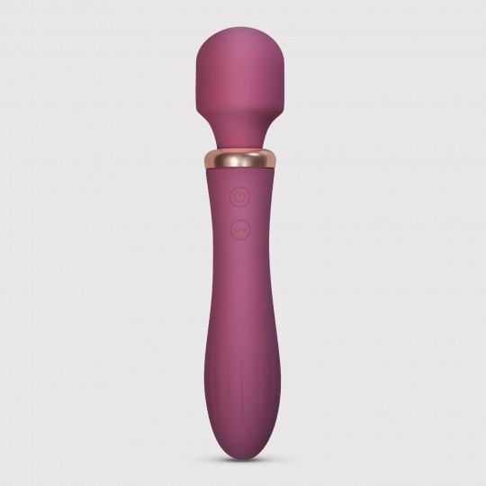 CRUSHIOUS DUAL MASSAGE WAND JINX RED WINE