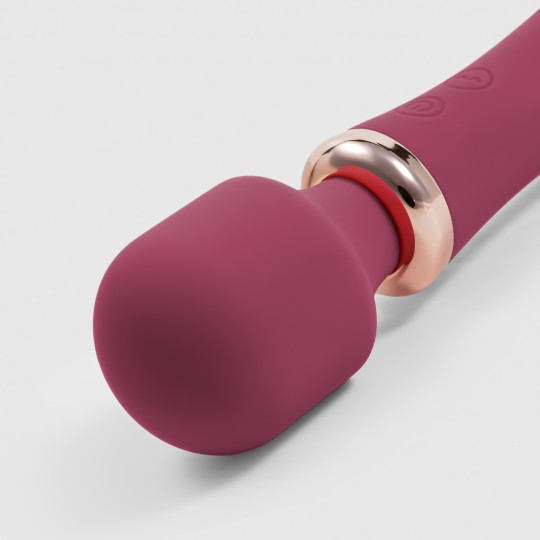 VIBROMASSEUR WAND DOUBLE JINX VIN ROUGE CRUSHIOUS