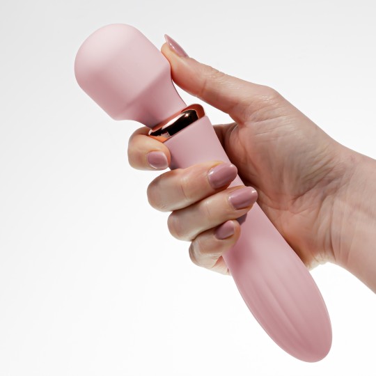 VIBROMASSEUR WAND DOUBLE JINX VIN ROSÉ CRUSHIOUS