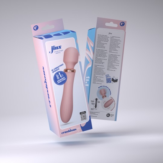 VIBROMASSEUR WAND DOUBLE JINX VIN ROSÉ CRUSHIOUS