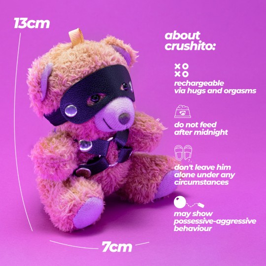 БРЕЛОК ДЛЯ КЛЮЧЕЙ С МЕДВЕЖЬЕЙ УПРЯЖЬЮ CRUSHIOUS CRUSHITO
