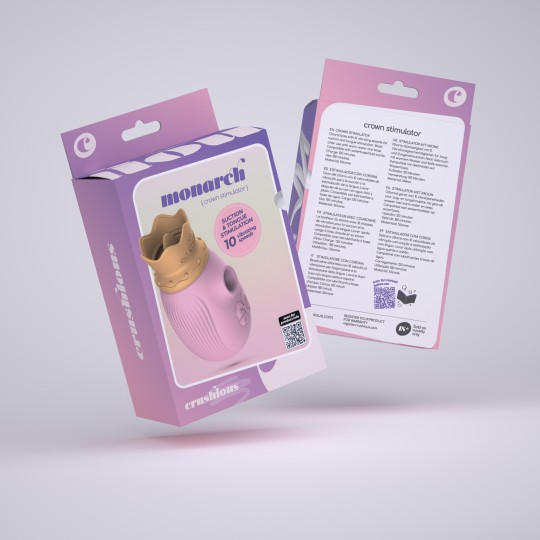 STIMULATEUR CLITORIEN MONARCH CRUSHIOUS ROSE