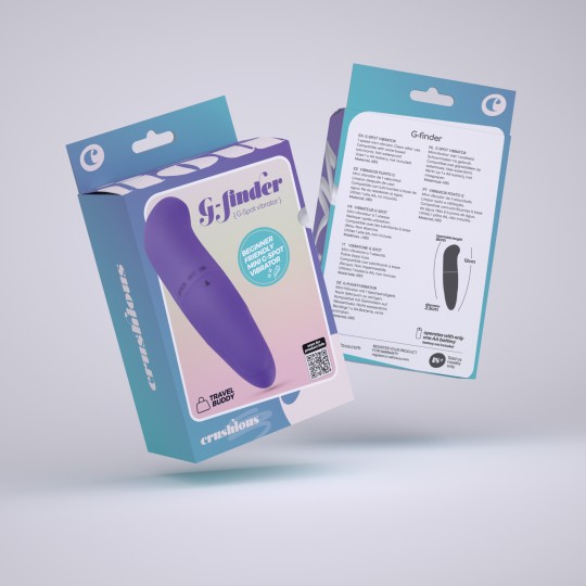CRUSHIOUS G-FINDER MINI MASSAGER PURPLE CRUSHIOUS G-FINDER MINI MASSAGER PURPLE