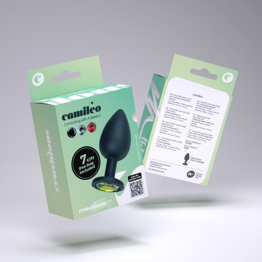 CAMILEO PETIT PLUG ANAL AVEC 4 BIJOUX INTERCHANGEABLES CRUSHIOUS