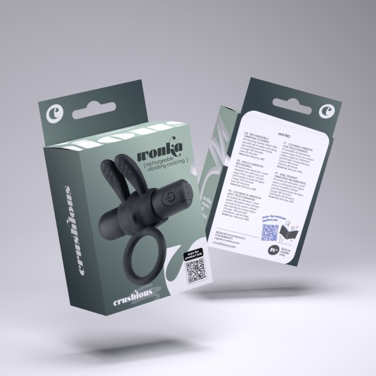 5 + 1 GRATUITO NACHO ANILLO DE PENE VIBRADOR CON MANDO A DISTANCIA CRUSHIOUS