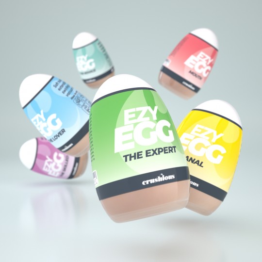 SCATOLA DI 6 UOVA MASTURBATRICI EZY EGG CRUSHIOUS