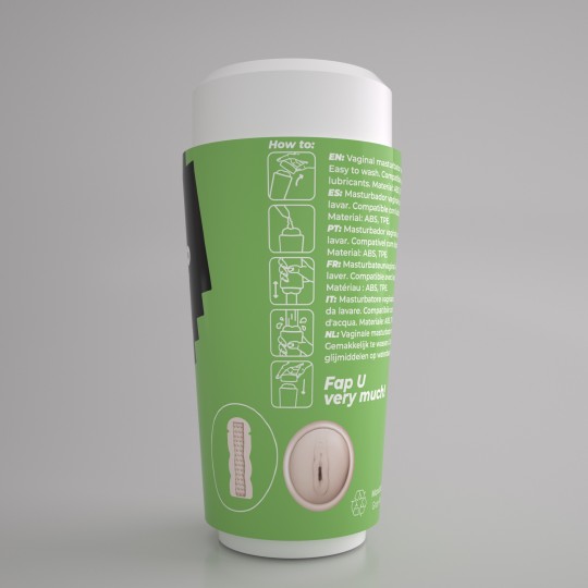 CRUSHIOUS FAPPUCINO CREAMY PUSS PORTABLE VAGINAL MASTURBATOR