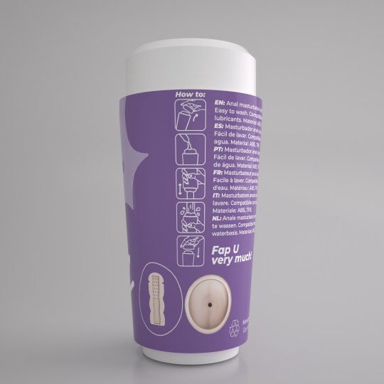 FAPPUCINO HOT BUNS MASTURBADOR ANAL PORTÁTIL CRUSHIOUS