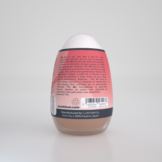 OVO MASTURBADOR EZY EGG ORAL CRUSHIOUS