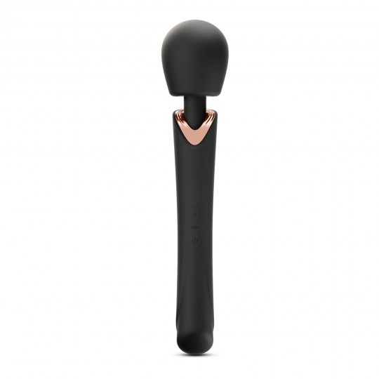 HOLLY VIBROMASSEUR WAND RECHARGEABLE NOIR CRUSHIOUS