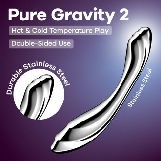 DILDO IN METALLO PURE GRAVITY 2 SATISFYER