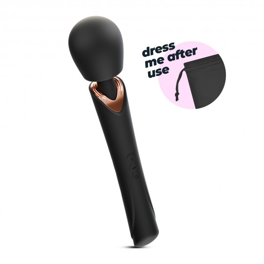 HOLLY MASAJEADOR VARITA RECARGABLE NEGRO CRUSHIOUS