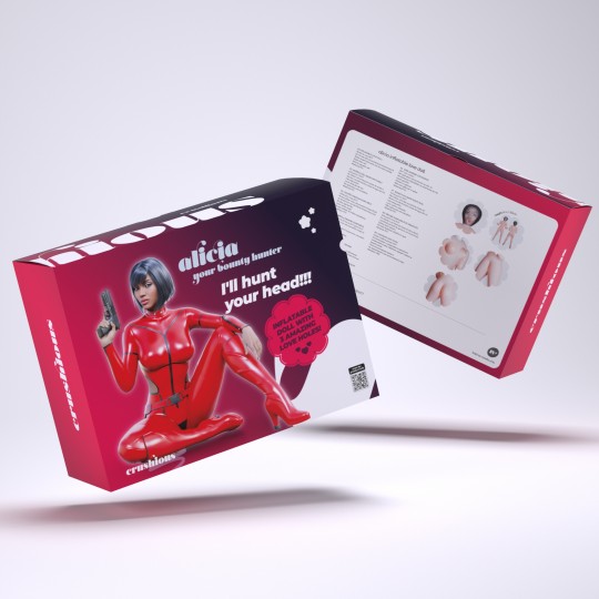 ALICIA A CAÇA RECOMPENSAS BONECA INSUFLÁVEL MULATA CRUSHIOUS