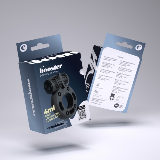 ANEL PARA O PÉNIS COM BALA VIBRATÓRIA BOOSTER CRUSHIOUS