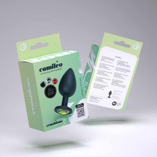 АНАЛЬНАЯ ПРОБКА CRUSHIOUS CAMILEO REGULAR С 4 СМЕННЫМИ УКРАШЕНИЯМИ