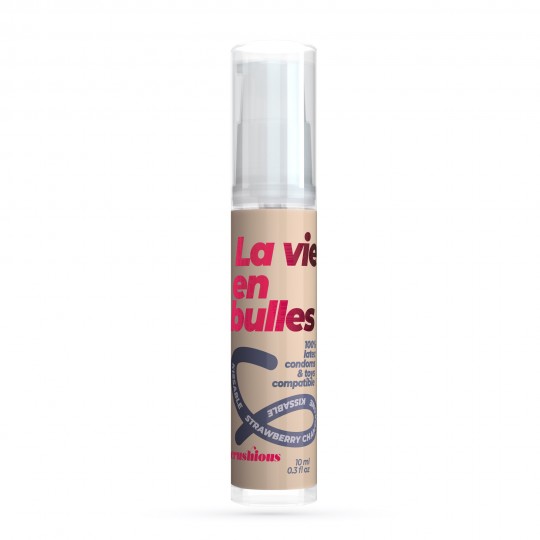 CRUSHIOUS STEAL MY KISSES STRAWBERRY CHAMPAGNE FLAVOUR LUBRICANT GEL 10ML