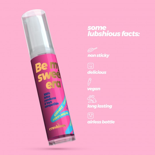 GEL LUBRICANTE STEAL MY KISSES DE SABOR ALGODÓN DE AZÚCAR CRUSHIOUS 10ML