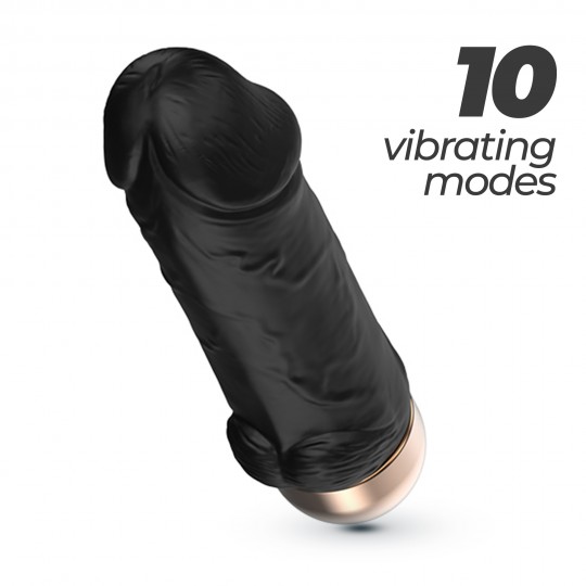 MINI VIBRADOR REALISTA DE BALA WEENIE NEGRO CRUSHIOUS