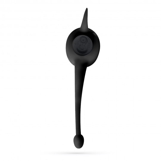 DAEMON ANNEAU PÉNIS AVEC VIBROMASSEUR RECHARGEABLE NOIR CRUSHIOUS