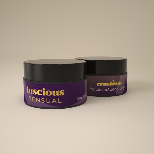 VELA DE MASAJE LUSCIOUS CON FEROMONAS Y AROMA SENSUAL 20ML CRUSHIOUS