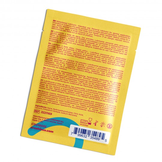 BUSTINA LUBRIFICANTE A BASE D'ACQUA DA 4 ML