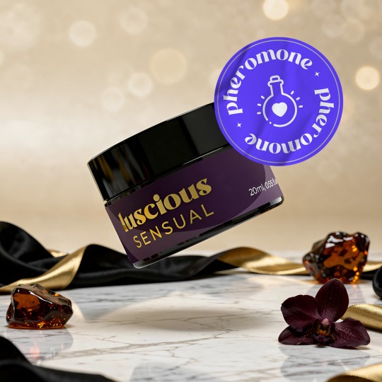 VELA DE MASAJE LUSCIOUS CON FEROMONAS Y AROMA SENSUAL 20ML CRUSHIOUS