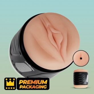 CRUSHIOUS DUNK DOUBLE ENTRY MASTUBATOR WITH VIBRATION