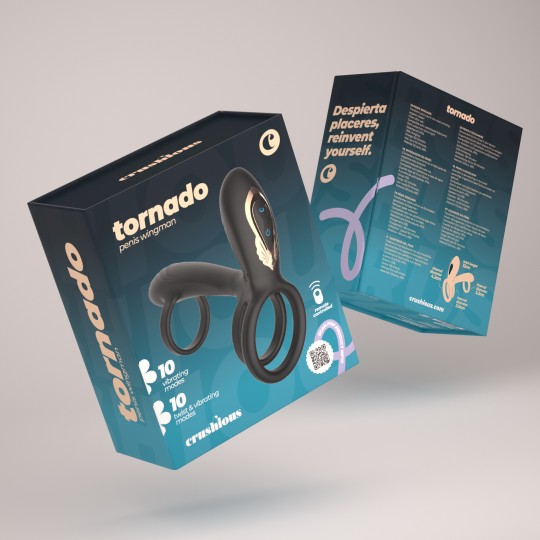 TORNADO ARMURE ROTATIVE POUR PÉNIS CRUSHIOUS