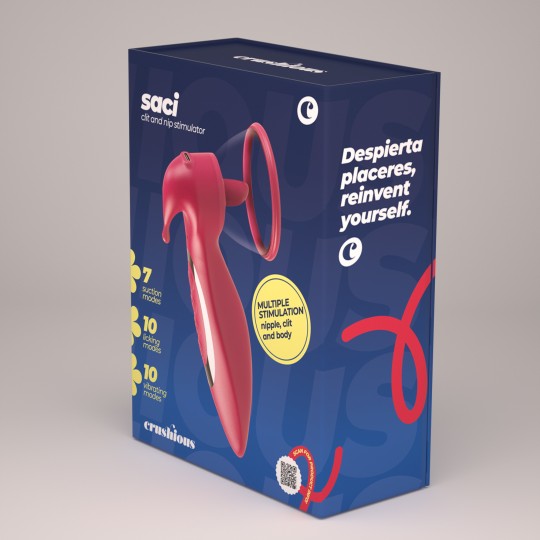 CRUSHIOUS SACI CLITORAL AND NIPPLE STIMULASTOR WITH SUCTION