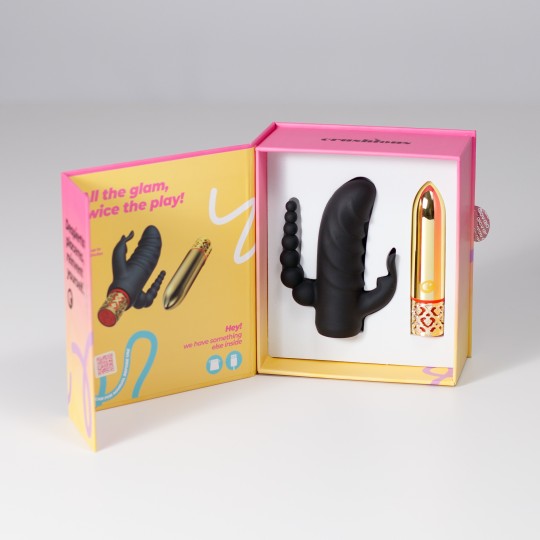 CRUSHIOUS ROMANOV CLASSIC VIBRATOR WITH REMOVABLE SILICONE SLEEVE