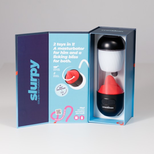 SLURPY MASTURBADOR 2 EM 1 DESMONTÁVEL CRUSHIOUS