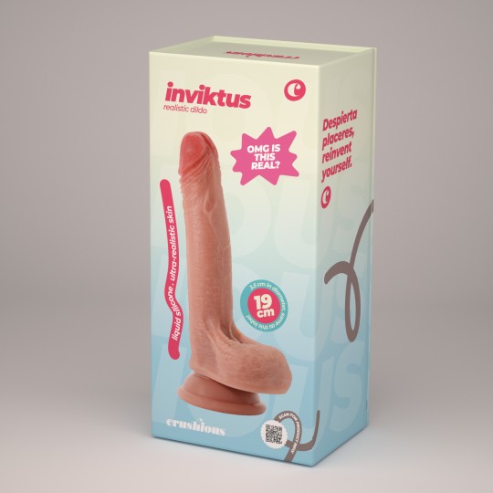 CRUSHIOUS INVIKTUS 7 ЖИДКИЙ СИЛИКОН ФАЛЛОИМИТАТОР ПЛОТЬ