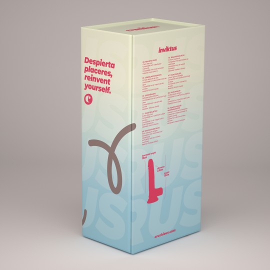 DILDO DE SILICONE LÍQUIDO INVIKTUS 7 CRUSHIOUS PELE
