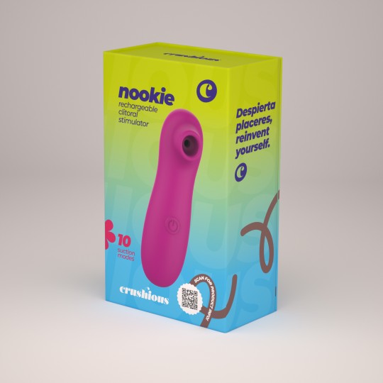NOOKIE ESTIMULADOR CLITORIANO RECARGABLE CRUSHIOUS