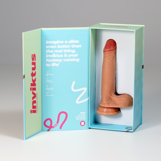 DILDO DE SILICONE LÍQUIDO INVIKTUS 7 CRUSHIOUS PELE