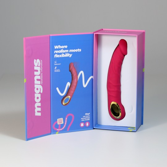 VIBRATORE FLESSIBILE MAGNUS BEND VIOLA CRUSHIOUS