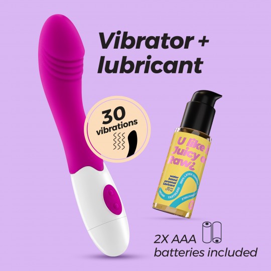 VIBRATORE GROWLIE CON LUBRIFICANTE A BASE D'ACQUA INCLUSO CRUSHIOUS