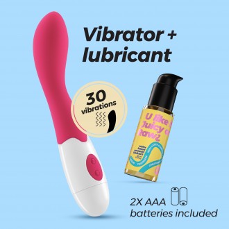 VIBRADOR TWIGLIE CON LUBRICANTE DE BASE AGUA INCLUIDO CRUSHIOUS