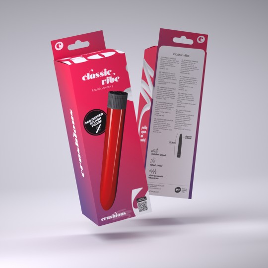 VIBRADOR CLASSIC VIBE CRUSHIOUS ROJO