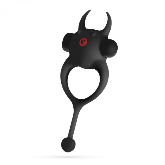 DAEMON PENISRING MIT WIEDERAUFLADFAREM VIBRATOR SCHWARZ CRUSHIOUS